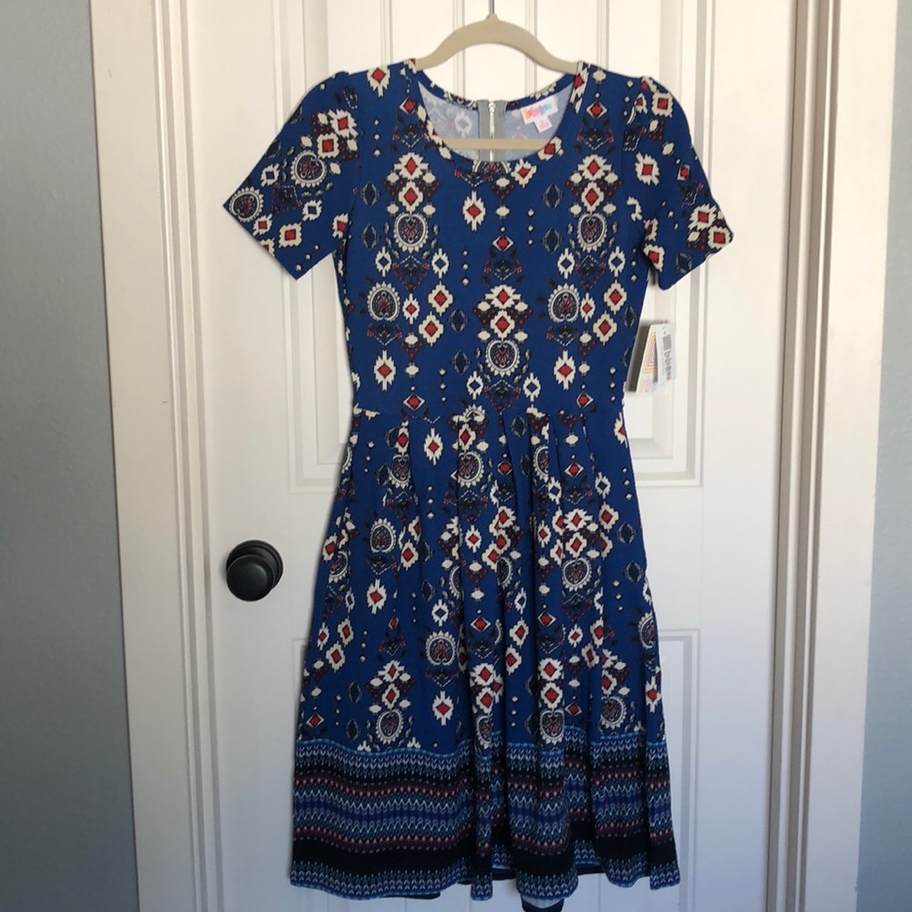 NWT Blue Tribal LuLaRoe Amelia